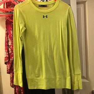 Under Armour long sleeve. Neon yellow.